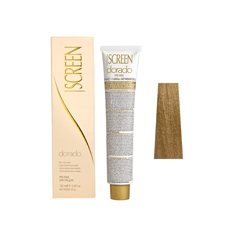 Крем-фарба для волосся перманентна з 24-каратним золотом SCREEN Dorado 11N (11.0) Platinium Вlonde, 100 ml - 1